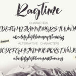 Ragtime Font Poster 4