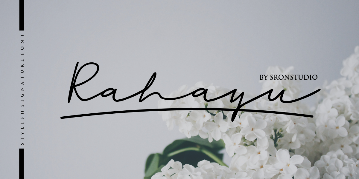 Rahayu Font Poster 1