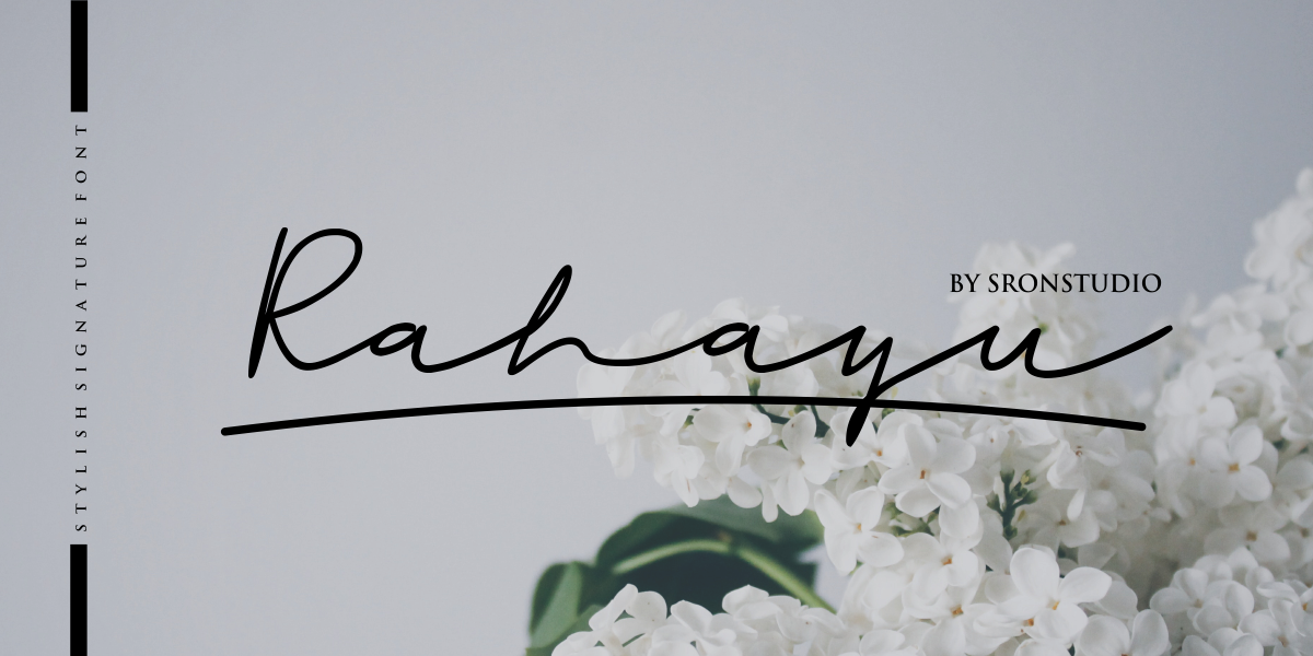 Rahayu Font Rahayu Font Poster 1