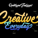 Rahayu Script Font Poster 4