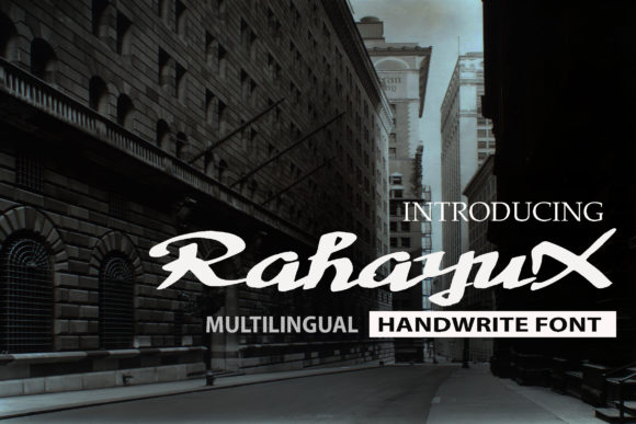 RahayuX Font Poster 1