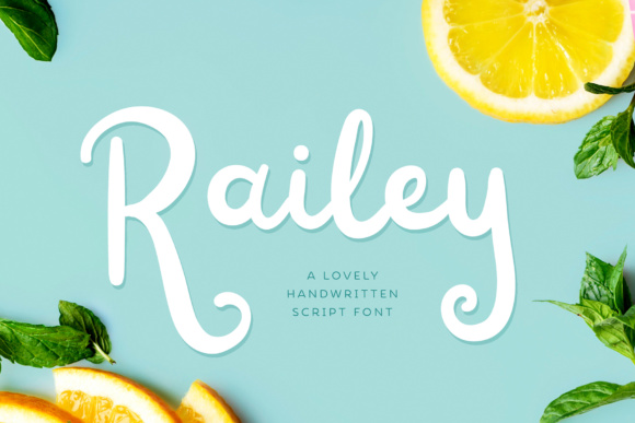 Railey Script Font Poster 1