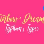 Rainbow Dreams Font Poster 1