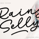 Rainy Selly Font Poster 1