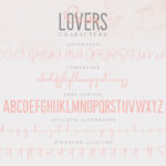 Raisa Lovers Duo Font Poster 8