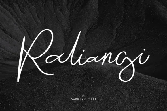 Raliangi Font Raliangi Font Poster 1