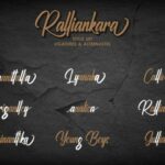 Ralliankara Font Poster 7