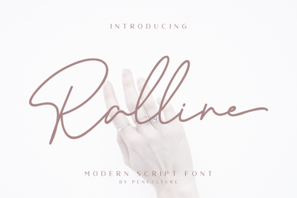 Ralline Font Poster 1