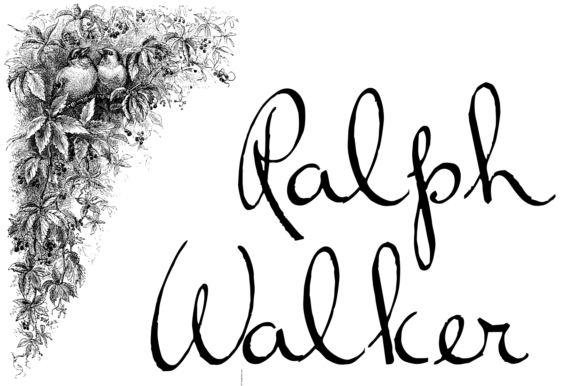 Ralph Walker Font Poster 1