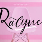 Ralyne Script Font Poster 1