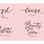 Ralyne Script Font Poster 4