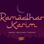 Ramadhan Karim Font Poster 1