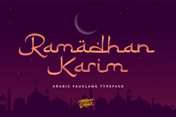Ramadhan Karim Font Poster 1