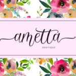 Rameline Script Font Poster 3