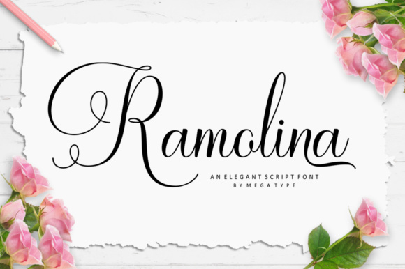 Ramolina Script Font Poster 1