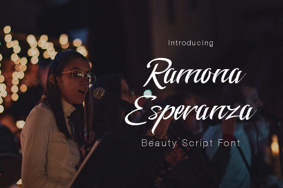 Ramona Esperanza Font Poster 1