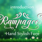 Rampagoe Font Poster 1