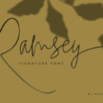 Ramsey Font Poster 1