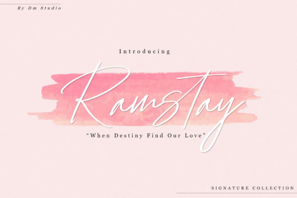 Ramstay Font Poster 1