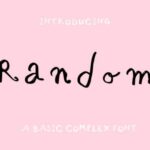Random Font Poster 1