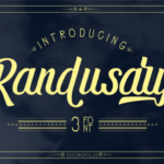 Randusary Font Poster 1