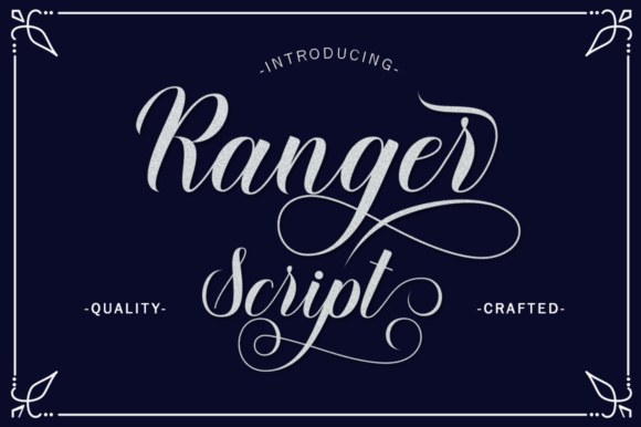 Ranger Script Font Poster 1
