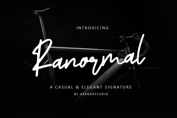 Ranormal Font Poster 1