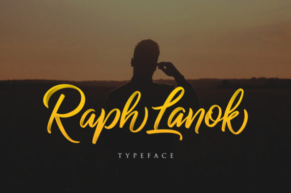 Raph Lanok Font Poster 1