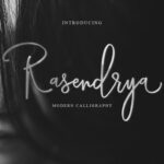 Rasendrya Font Poster 1