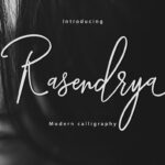 Rasendrya Font Poster 2