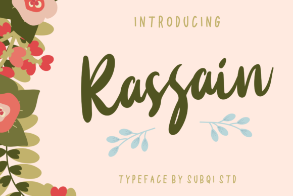 Rassain Script Font