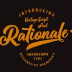 Rationale Font Poster 1