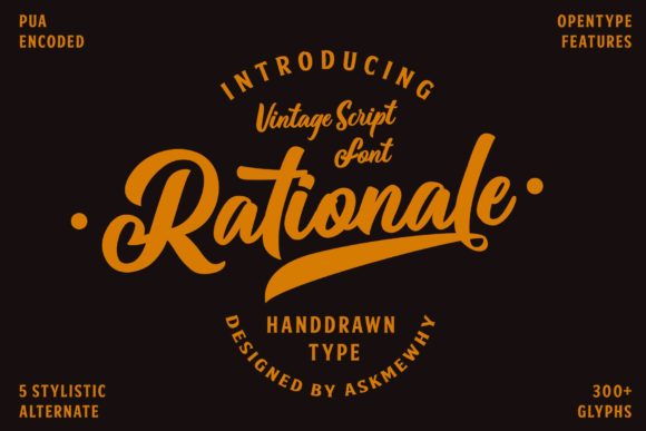 Rationale Font Poster 1