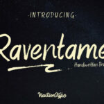 Raventame Font Poster 1