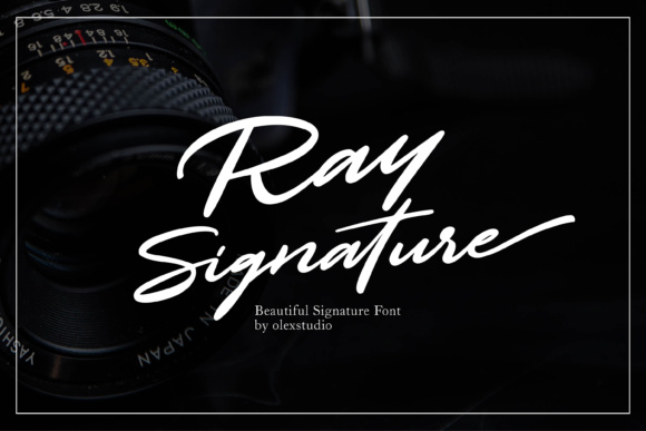 Ray Signature Font