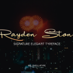 Rayden Stone Font Poster 1