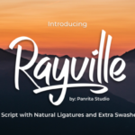 Rayville Font Poster 1
