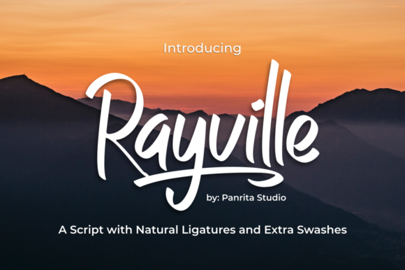 Rayville Font Poster 1