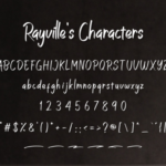 Rayville Font Poster 2