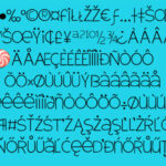 Razzle Cane Lite Font Poster 4