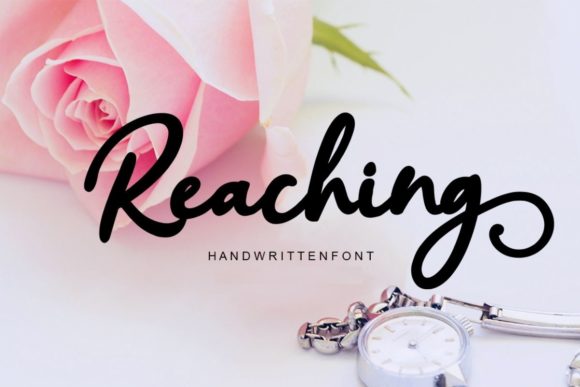 Reaching Script Font