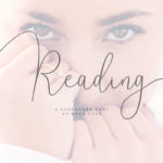 Reading Font Poster 1