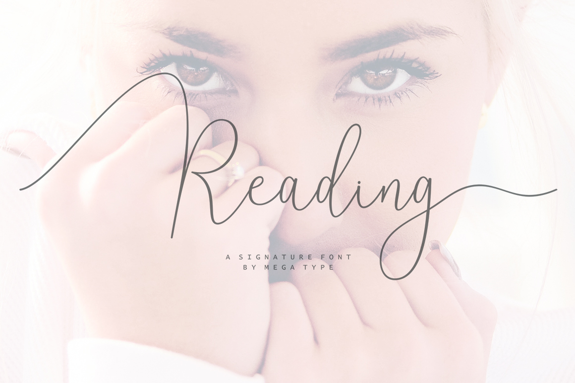 Reading Font Poster 1