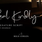 Real Kindly Font Poster 1