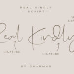 Real Kindly Font Poster 2