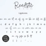 Realistic Font Poster 10