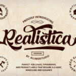 Realistica Font Poster 1