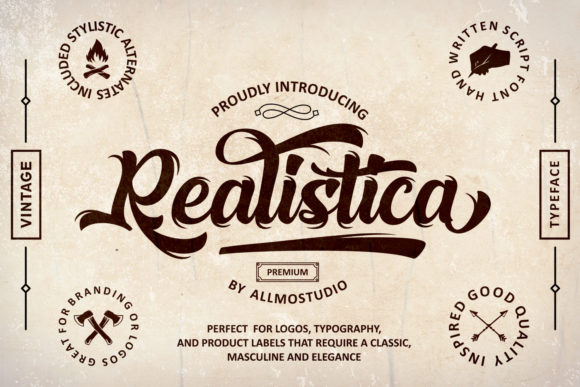 Realistica Font Poster 1