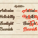 Realistica Font Poster 8