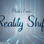 Reality Shift Font Poster 1